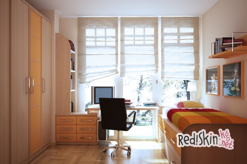 Интерьер комнаты для школьника