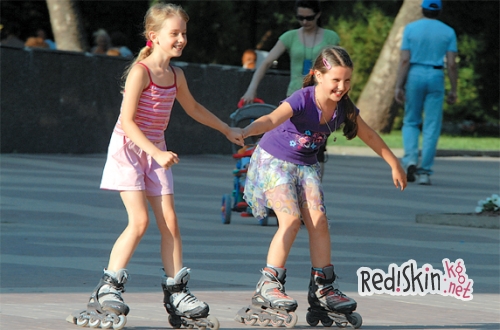 Катание на роликах