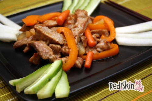 Свинина в сладком соусе