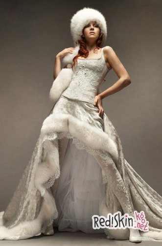 Зимняя свадебная мода