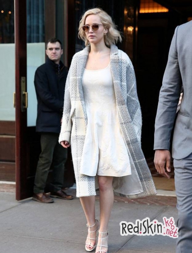 Дженнифер Лоуренс приступила к продвижению своего следующего фильма - "Джой"