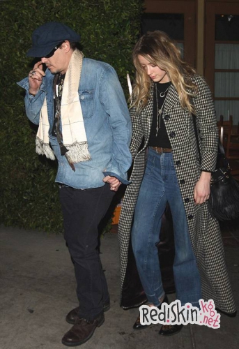 Джонни Депп и Эмбер Херд вечер среды провели в ресторане Роберта Де Ниро