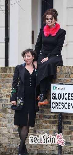 Хелена Бонем Картер снимается в новой фотосессии