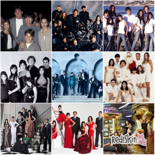 Рождественская открытка 2015 от семейства Кардашьян