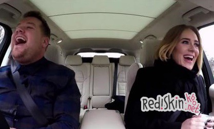 Адель разъезжала по Лос-Анджелесу в такси, распевая песни и зачитывая рэп (видео)