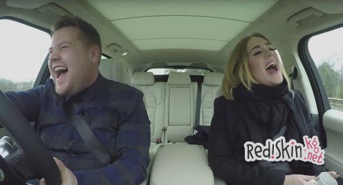 Адель разъезжала по Лос-Анджелесу в такси, распевая песни и зачитывая рэп (видео)