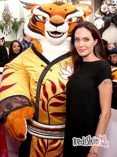 Анджелина Джоли, Джек Блэк, Кейт Хадсон и другие звезды на премьере мультфильма "Кунг-фу Панда 3"