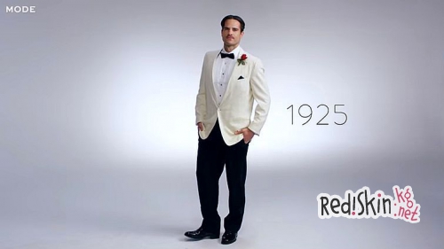 Как менялась мода: 100 лет мужского новогоднего стиля за 3 минуты (видео)
