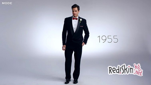 Как менялась мода: 100 лет мужского новогоднего стиля за 3 минуты (видео)