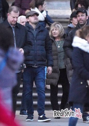 Леонардо Ди Каприо и Блейк Лайвли со своими мамами