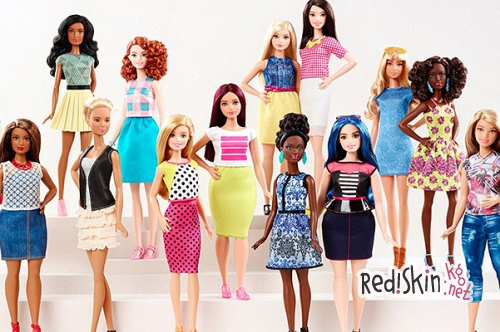 Обновленные Барби: миниатюрная, очень высокая и plus-size кукла