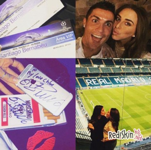 Наследница Topshop Хлоя Грин посетила футбольный матч Криштиану Роналду