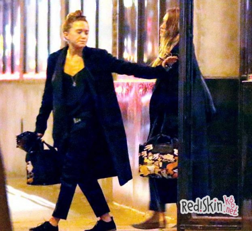 Рабочий день позади: Сестры Мэри-Кейт и Эшли Олсен покидают свой офис