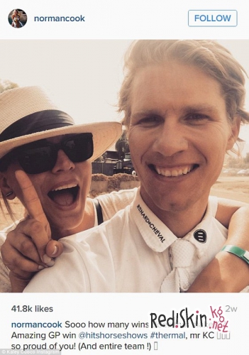 Кейли Куоко подогревает слухи, что встречается с профессиональным наездником и сыном миллиардера Карлом Куком