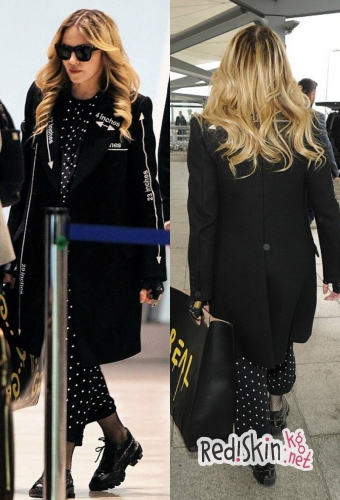 Мадонна прибыла в Лондон, чтобы уговорить Рокко вернуться в школу